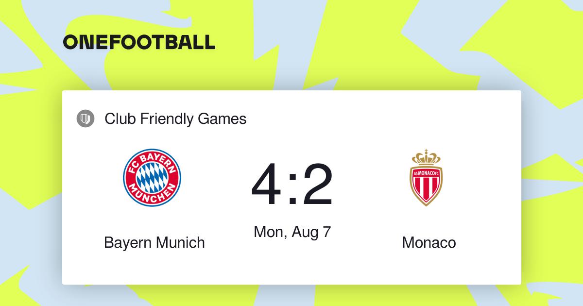 Bayern Munich vs Monaco, Club Friendly Games