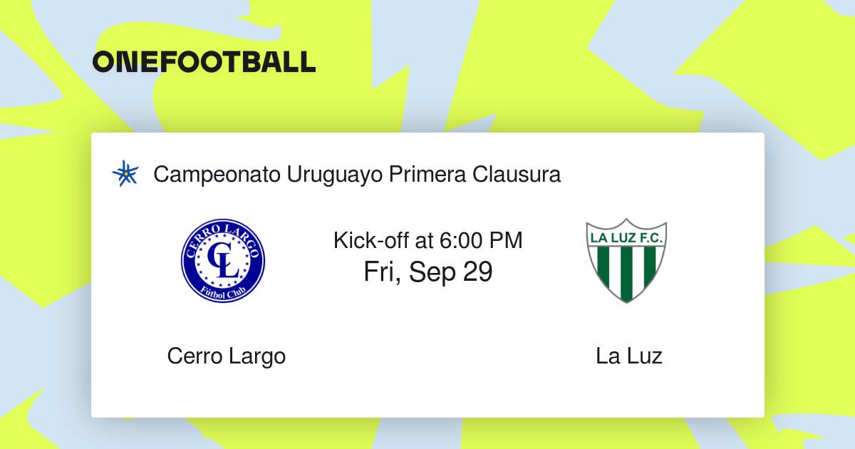 Prediction Cerro Largo vs La Luz: 18/10/2023 - Uruguay - Primera