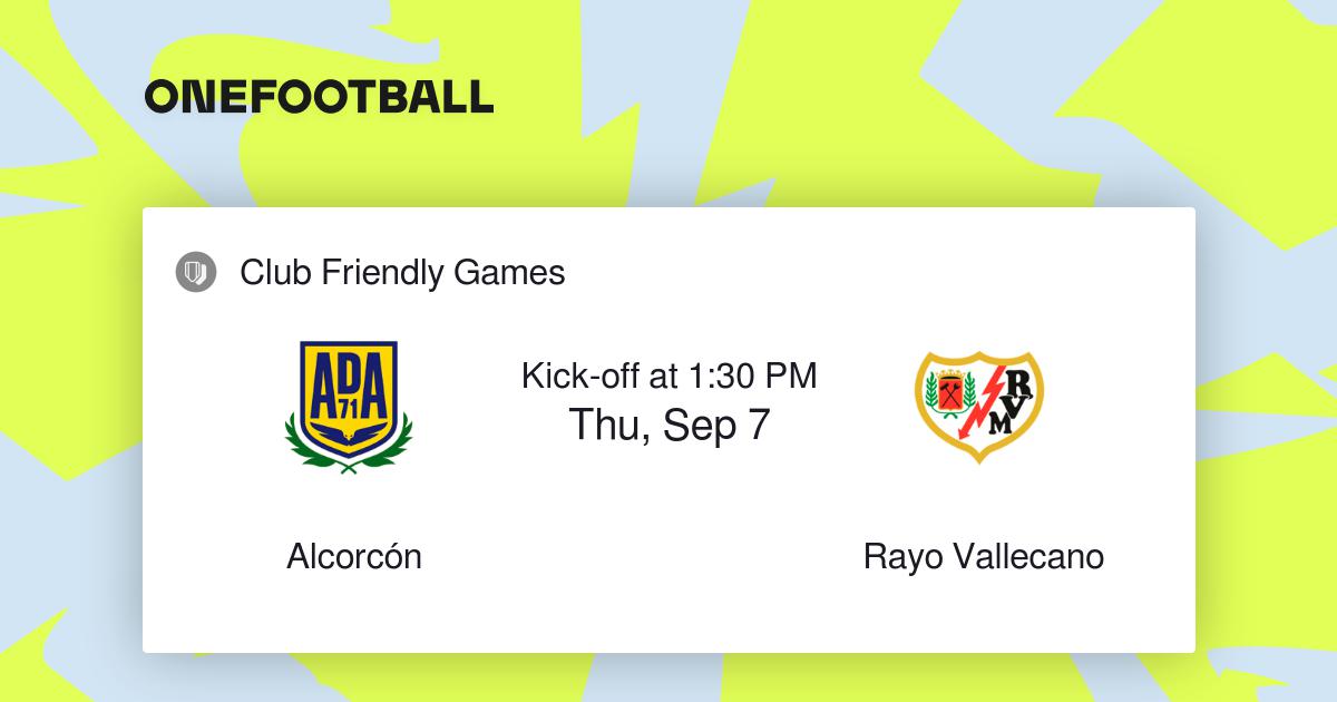 Alcorcón vs Rayo Vallecano, Club Friendly Games