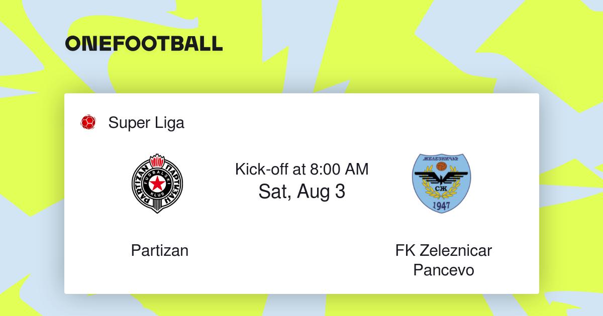 Partizan vs FK Zeleznicar Pancevo | SuperLiga | “Live scores” + “Preview”