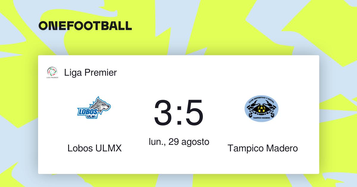 Lobos ULMX vs Tampico Madero + “resultados”