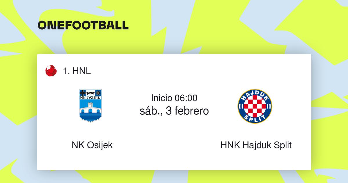 NK Osijek vs HNK Hajduk Split