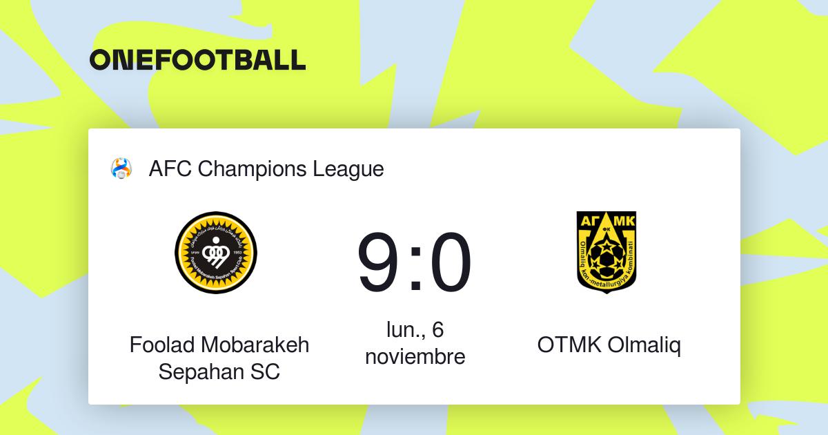 OTMK Olmaliq vs Foolad Mobarakeh Sepahan SC: Live Score, Stream and H2H  results 10/23/2023. Preview match OTMK Olmaliq vs Foolad Mobarakeh Sepahan  SC, team, start time.