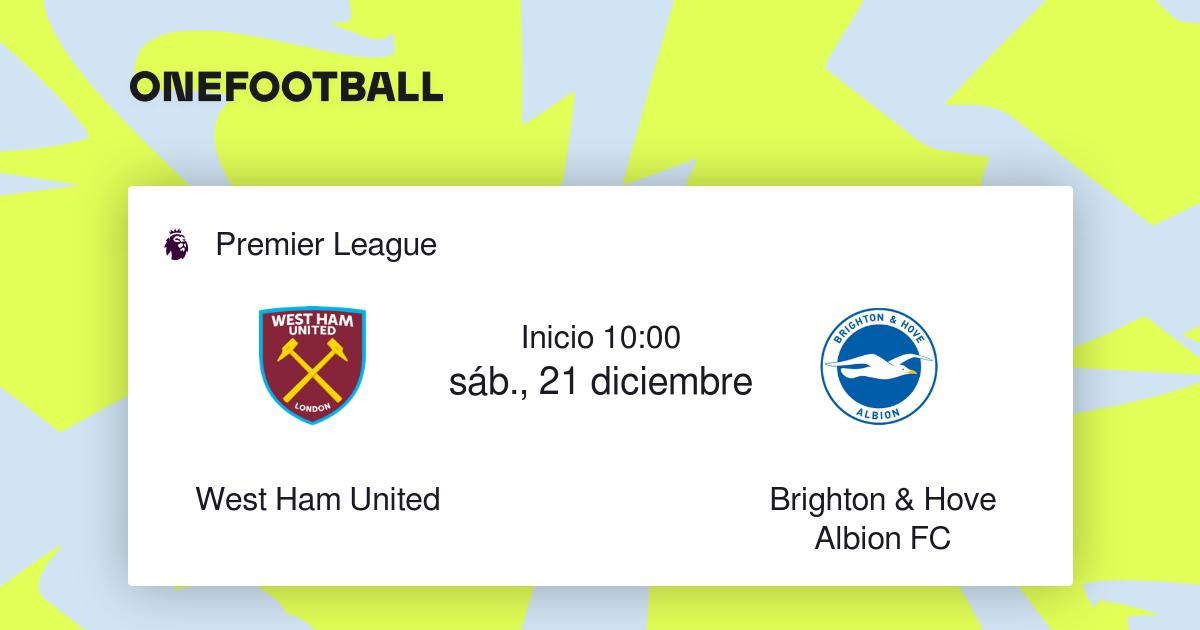 West Ham United Vs Brighton Hove Albion Fc Premier League Resultados En Directo