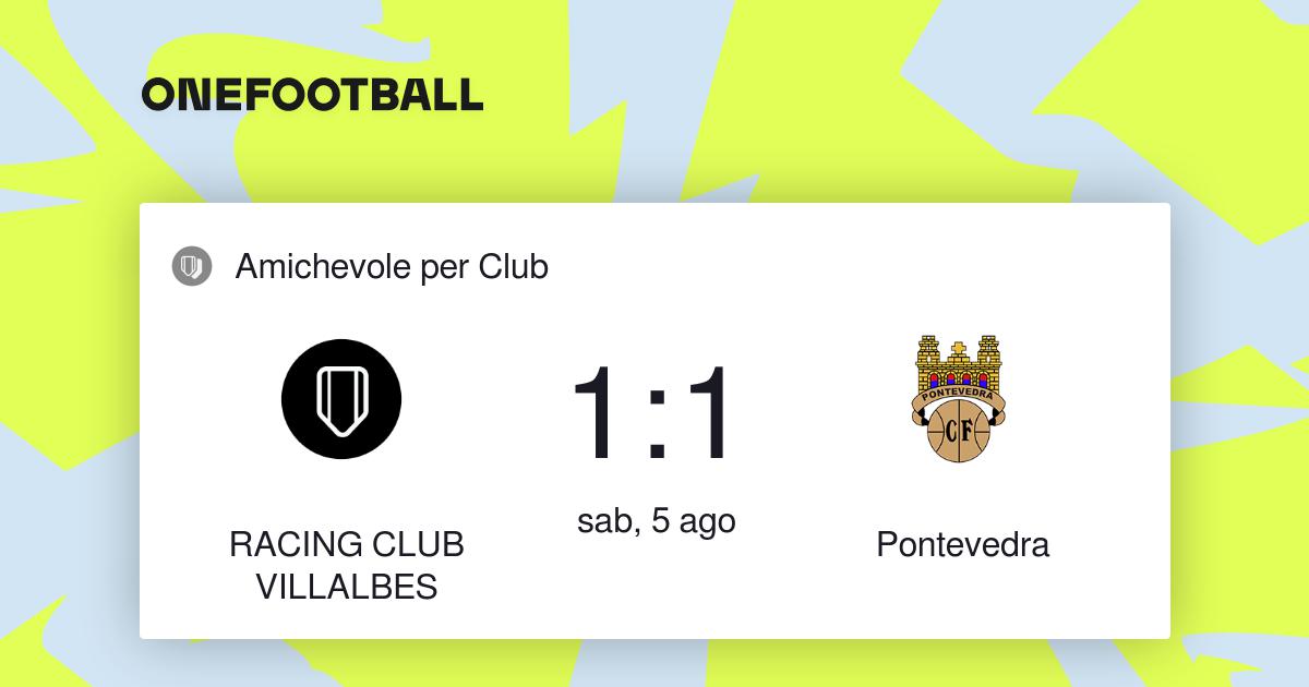 RACING CLUB VILLALBES vs Pontevedra + “risultati”