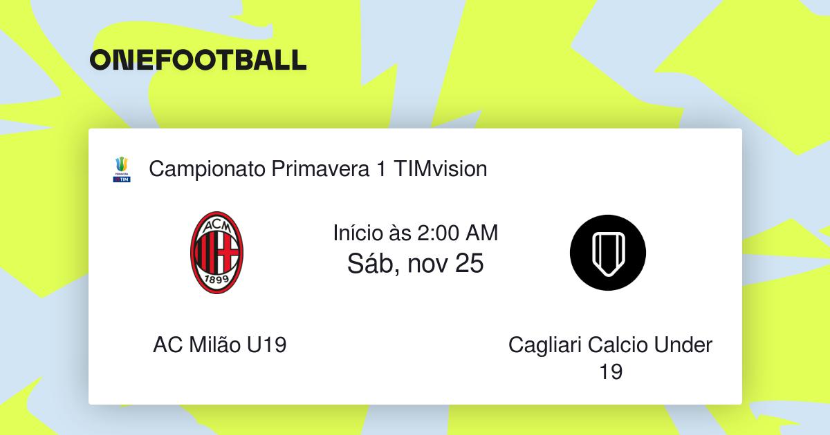 Jogos Cagliari U19 ao vivo, tabela, resultados, Sampdoria U19 x Cagliari U19  ao vivo