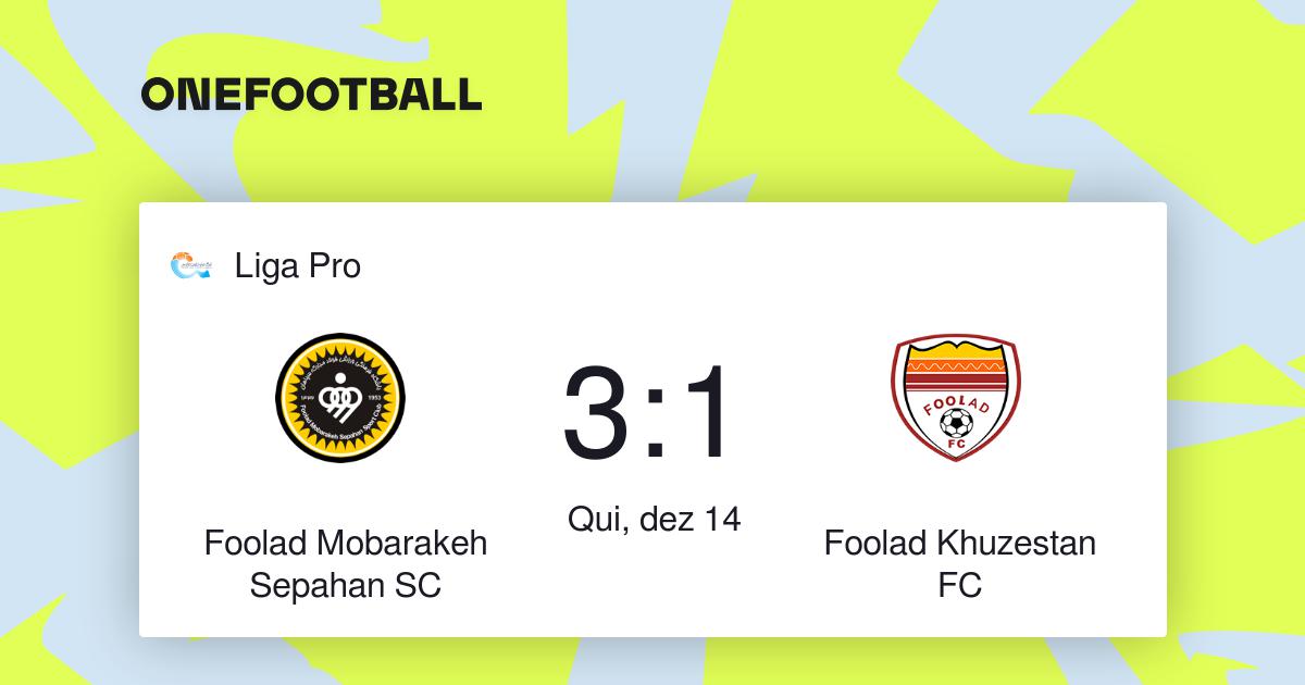 Foolad Mobarakeh Sepahan SC x Mes Rafsanjan » Placar ao vivo, Palpites,  Estatísticas + Odds
