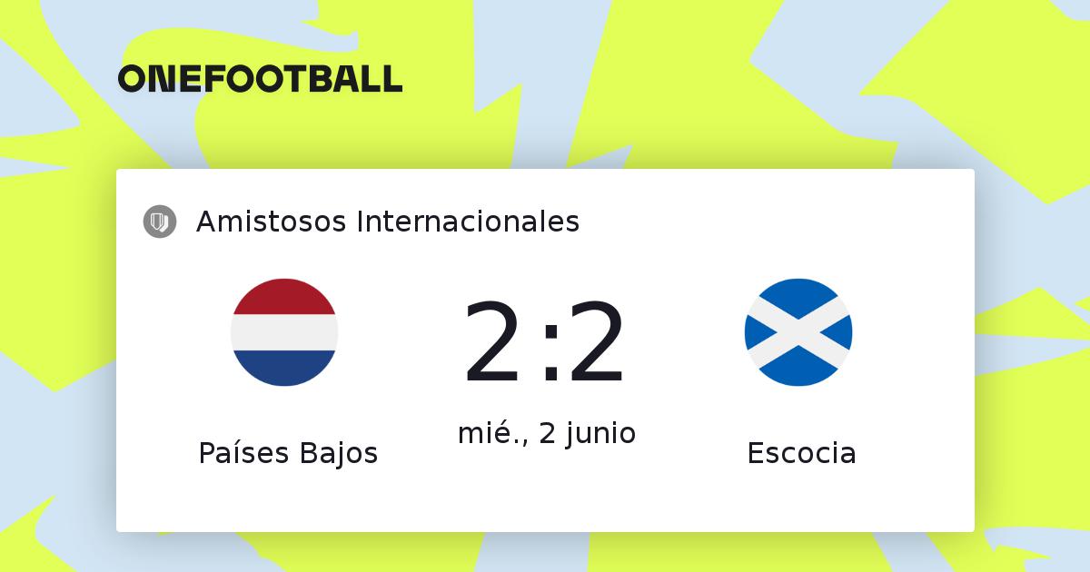 Paises Bajos Vs Escocia 2 2 Amistosos Internacionales 6 2 2021 Onefootball