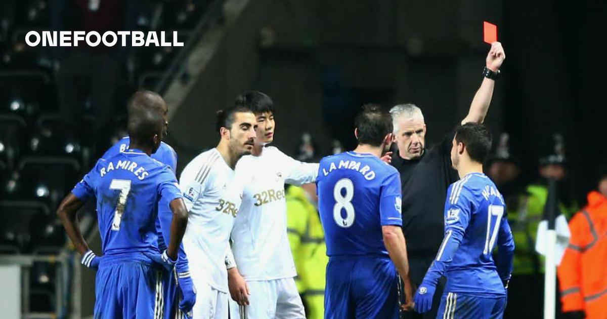 Wtf Was That About When Eden Hazard Kicked The Swansea Ball Boy Onefootball