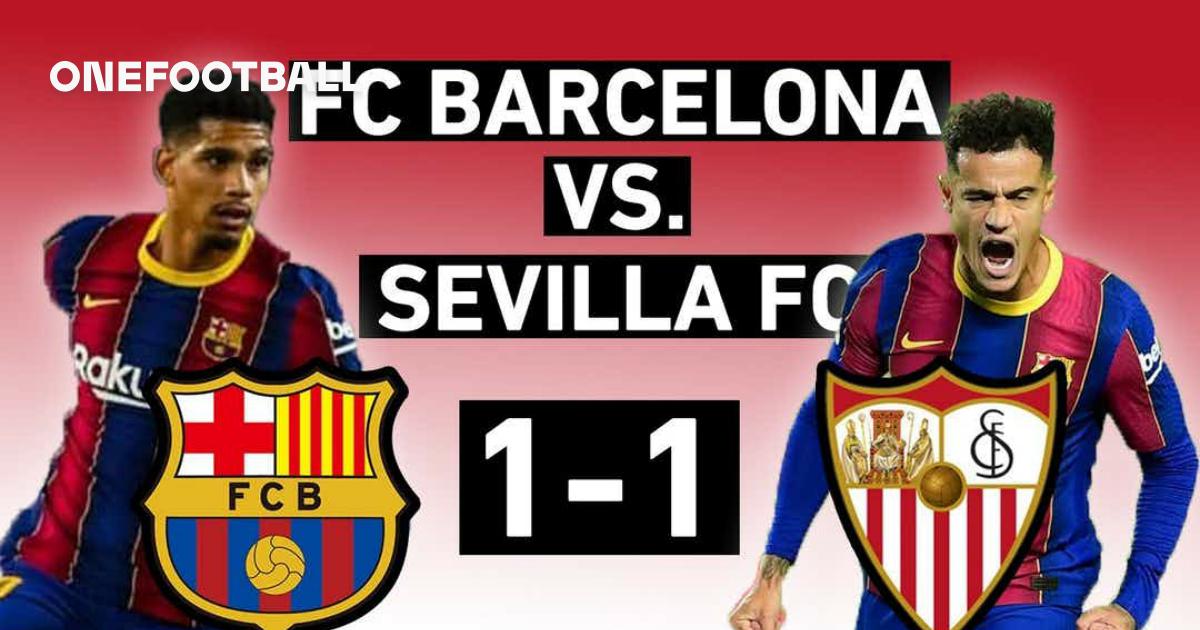 Barcelona Vs Sevilla 1 1 Araujo Impresses And Griezmann Struggles La Liga Match Review Onefootball