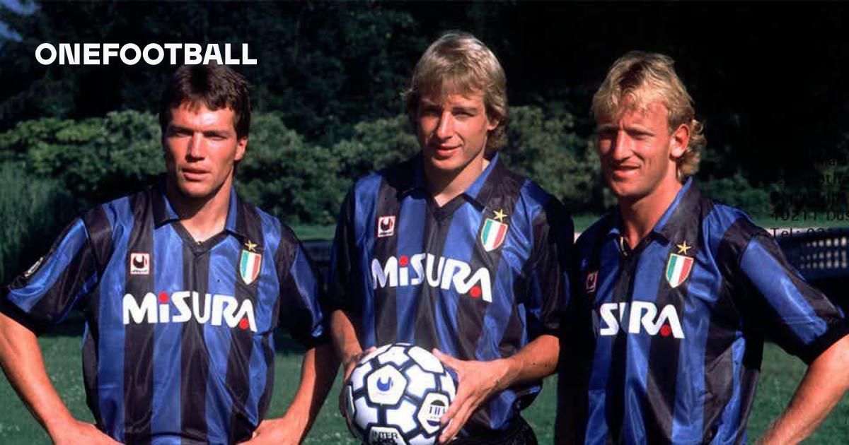 Photo - Inter Legends Andreas Brehme, Lothar Matthaus ...