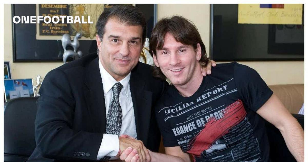 Se Filtra La Foto De Messi Grabando Su Renovacion Junto Con Laporta Onefootball