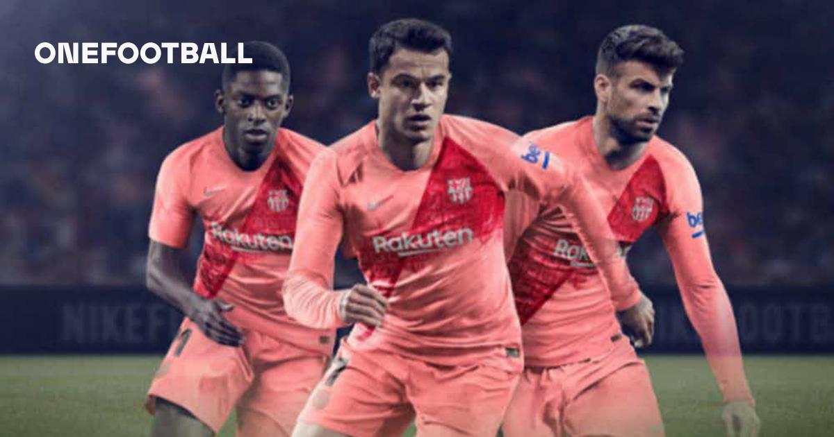 camisa do barcelona salmão