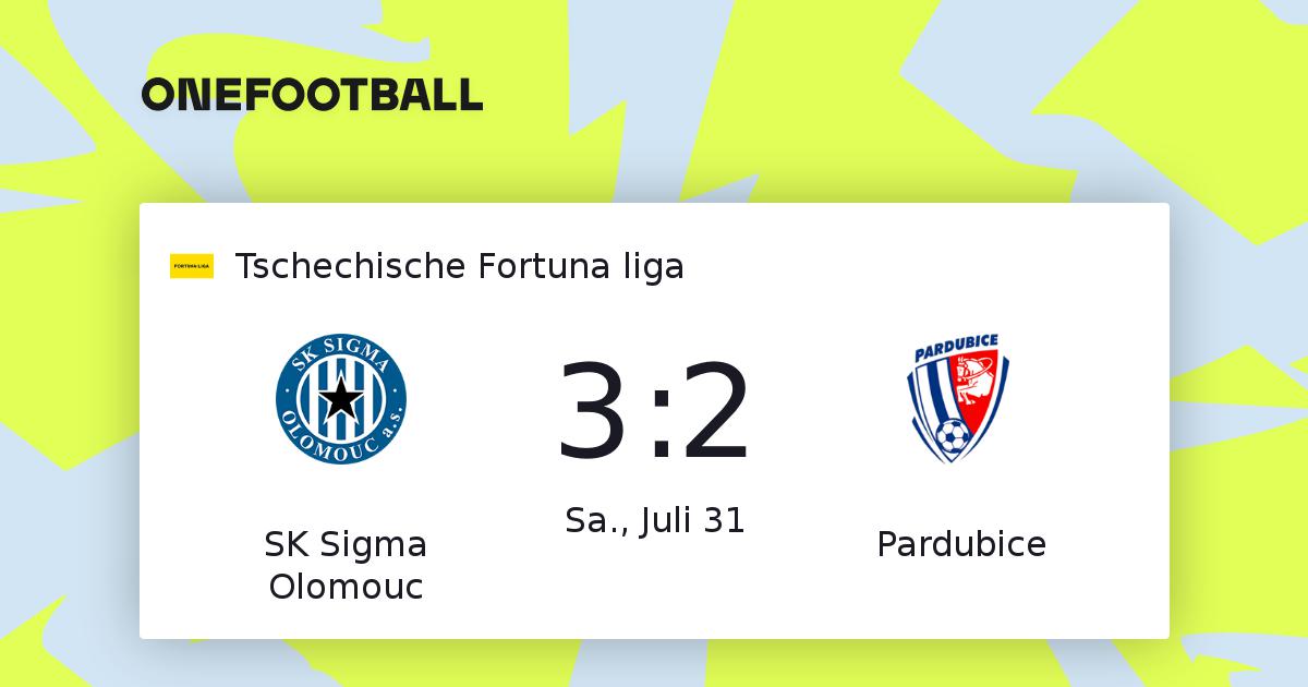 Sk Sigma Olomouc Vs Pardubice Tschechische Fortuna Liga Ergebnisse
