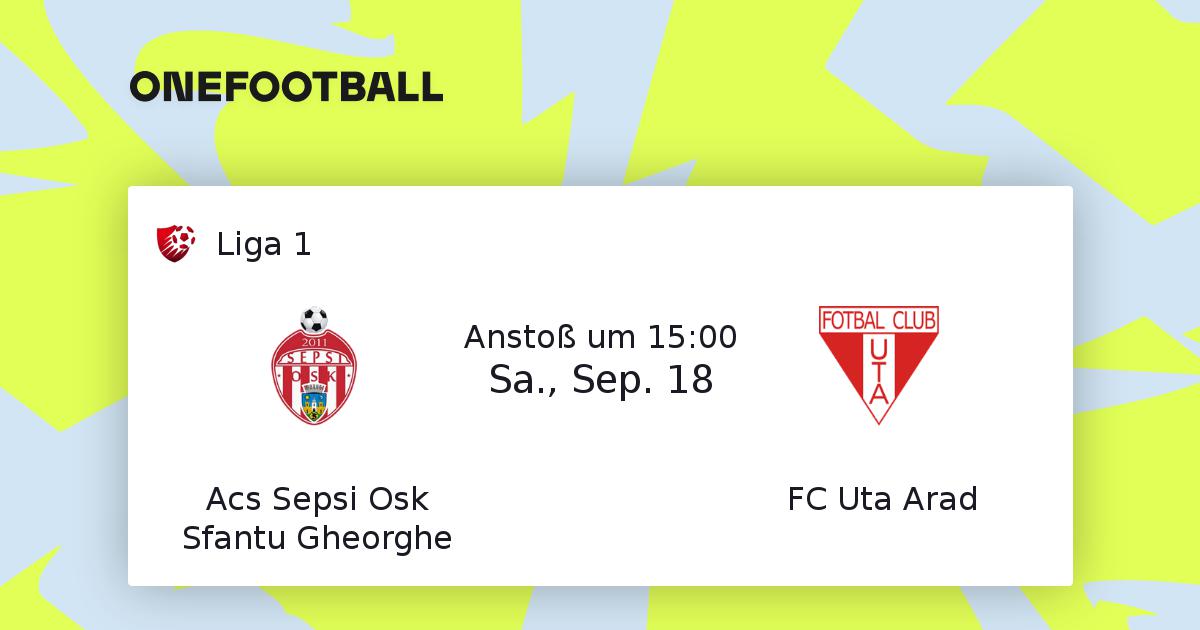 Acs Sepsi Osk Sfantu Gheorghe Fc Uta Arad Liga 1 18 09 21 Onefootball