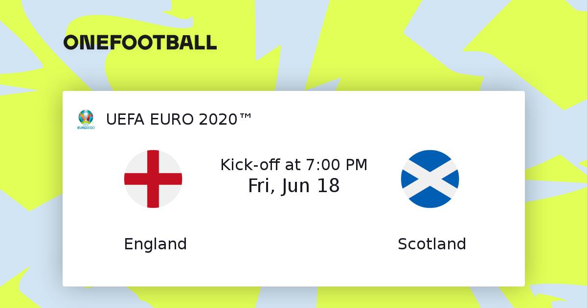 England vs Scotland - UEFA EURO 2020™ 6/18/21 UTC ...