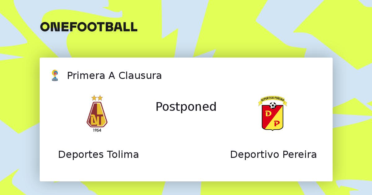 Deportes Tolima Vs Deportivo Pereira Primera A Clausura 13 09 2020 Onefootball