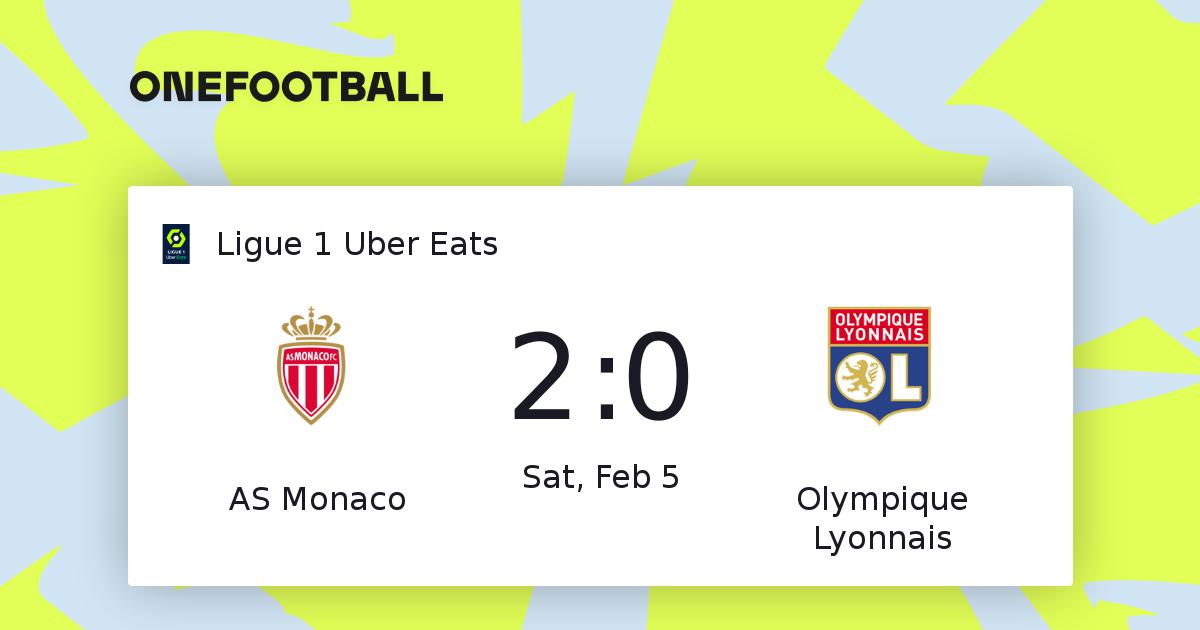 AS Monaco vs Lyon  Ligue 1 Uber Eats  u201cLive scoresu201d + u201cPreviewu201d