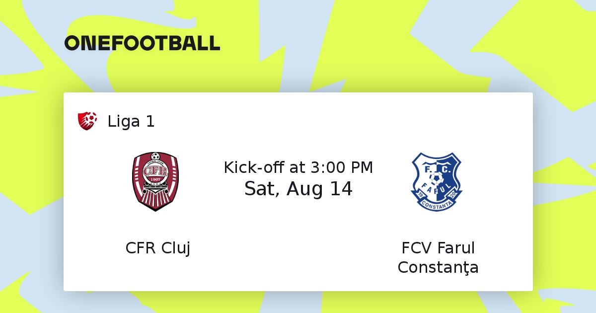 Cfr Cluj Fcv Farul ConstanÅ£a Liga 1 14 08 2021 Onefootball