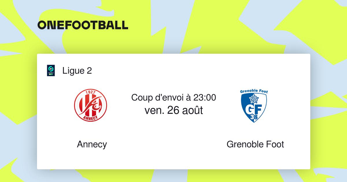 Annecy FC vs Grenoble Foot - Ligue 2 - \